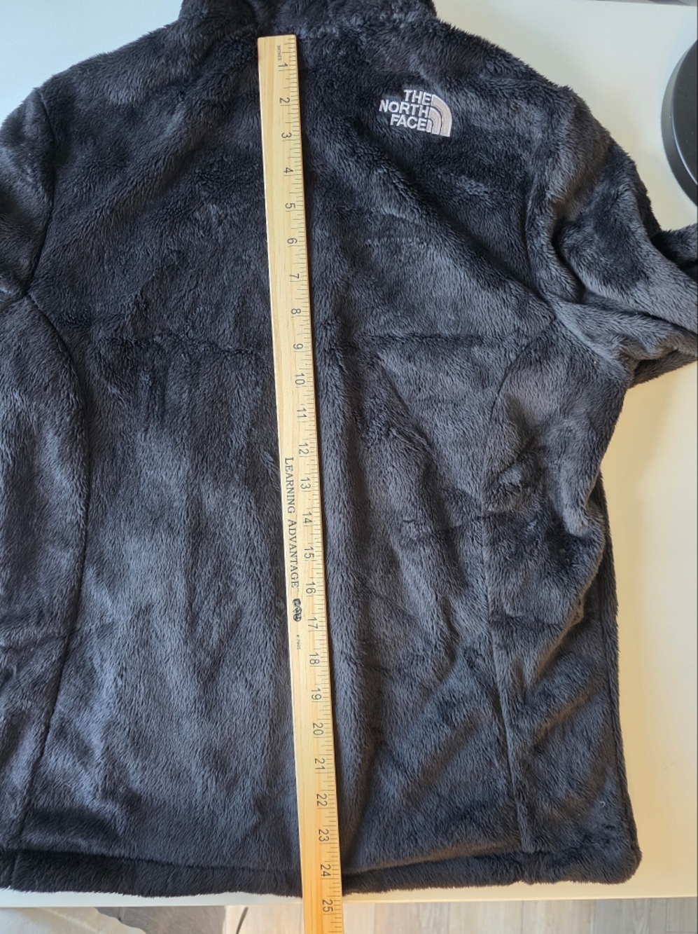 Like NEW The North Face Women's Black Osito Luxe Zip Up Fleece Jacket~Size Med - Picture 10 of 10